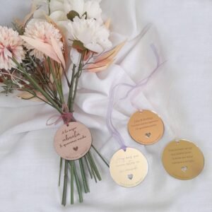 flores con medalla